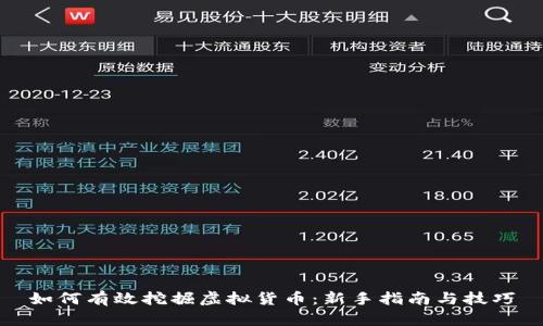 如何有效挖掘虚拟货币：新手指南与技巧