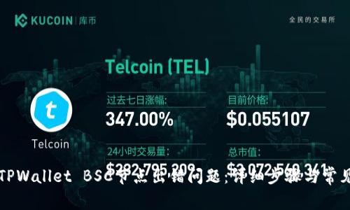如何解决TPWallet BSC节点出错问题：详细步骤与常见故障排查